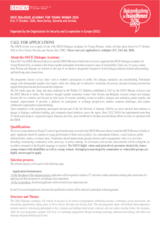 Call for Applications: OSCE Dialogue Academy for Young Women (DA)