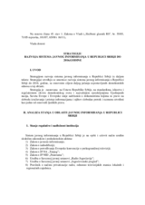 Finalna verzija Strategije razvoja sistema javnog informisanja u Republici Srbiji do 2016. godine. 