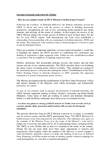 Interview with OSCE Secretary General, Serbian daily Politika