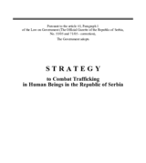 Strategy to combat trafficking in human beings in the Republic of Serbia