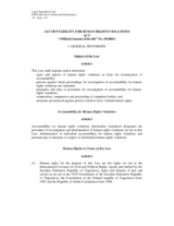 Law on Accountability for Human Rights Violations Act