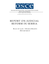 Report on judicial reform in Serbia