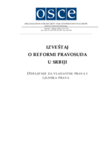 Report on judicial reform in Serbia (sr)